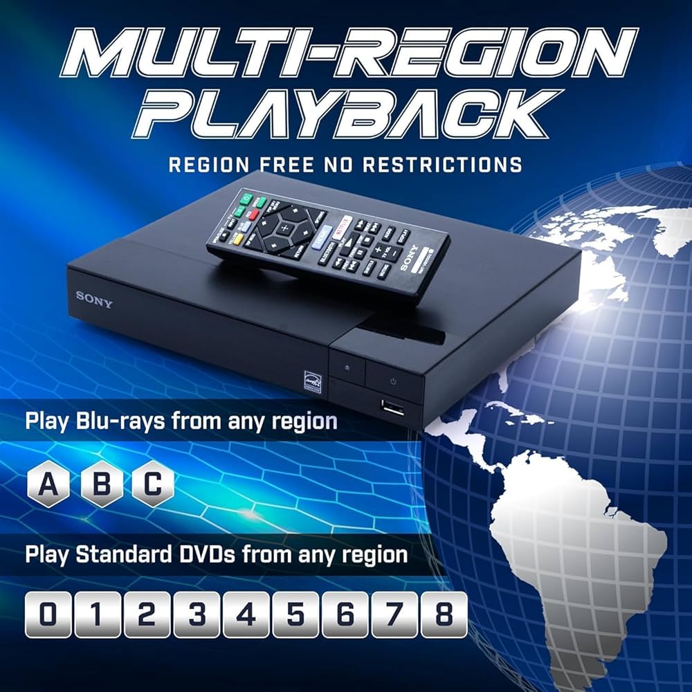 SONY BDP-S1700 REGION FREE プレーヤー Sony BDP-S1700 Region Free Blu-Ray DVD Player | Multi-Region